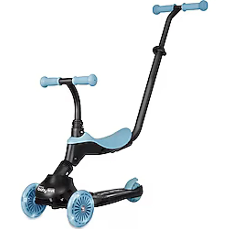 Baby&Toys Funride 5in1 Işıklı 3 Tekerlekli Oturaklı Çocuk Scooter