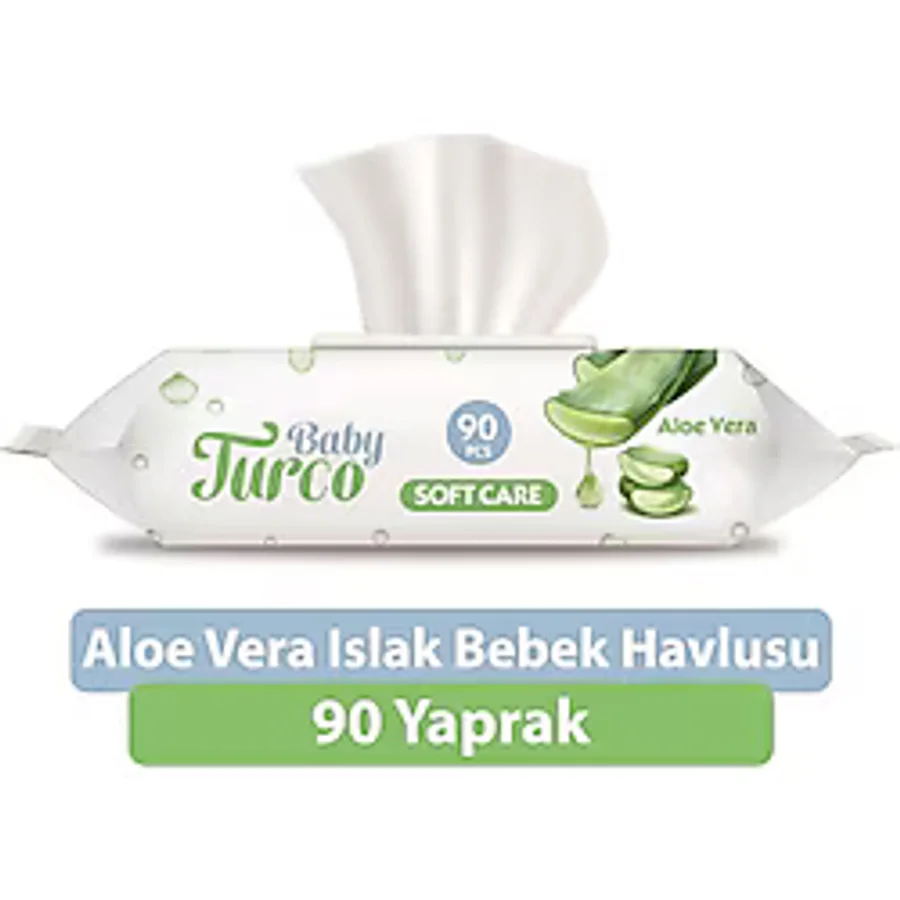 Baby Turco Softcare Aloe Vera 90 Yaprak Islak Bebek Havlusu