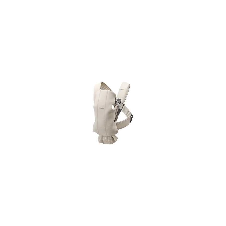 BabyBjörn Mini 3D Cotton Jersey Light Beige Kanguru