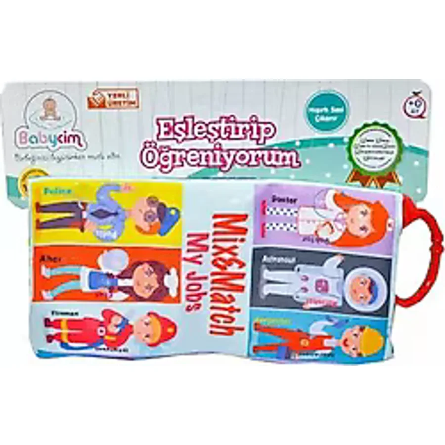 Babycim URT003-20 Eleştirip Öğreniyorum Meslekler Kitabı