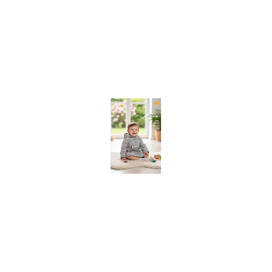 Babydola 1 Tog Kız Bebek Çocuk Kaban 13478 - 0-Gri - 6 - 9 Ay