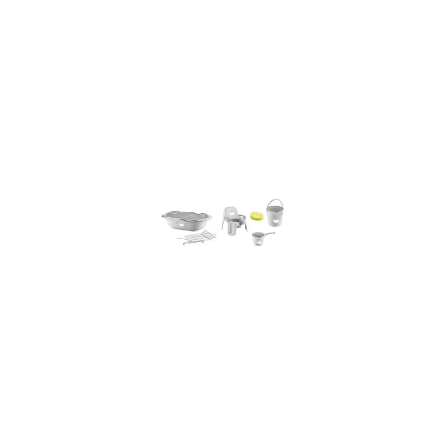 Babyjem 253 Bebe Lüx 6 Parça Gri Bebek Banyo Seti
