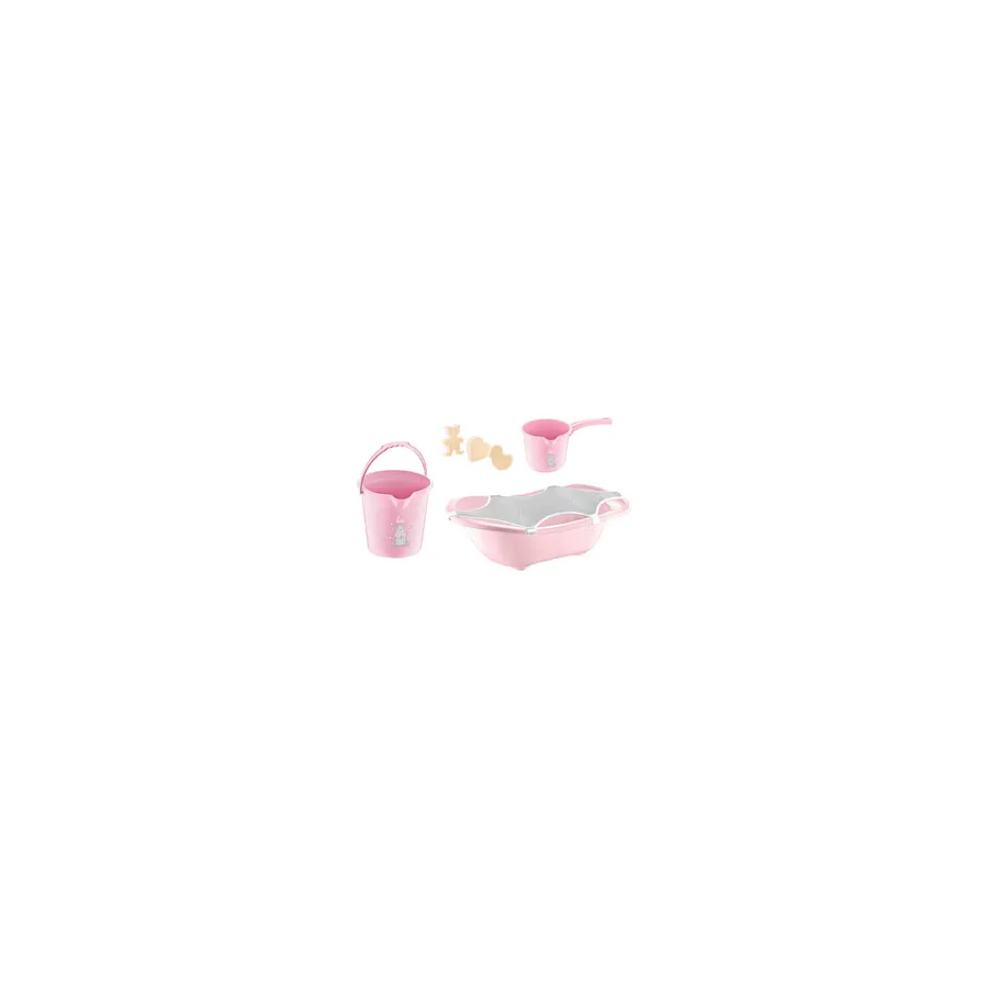 Babyjem 439 5 Parça Pembe Bebek Banyo Seti