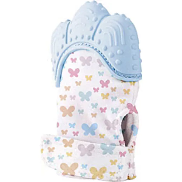 Babyjem 526 Diş Kaşıyıcı Eldiven Mavi