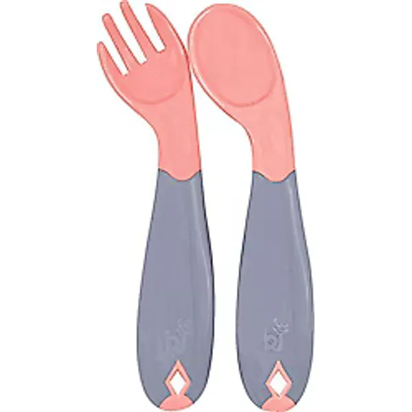 Babyjem Açılı Mama Kaşık Çatal Seti