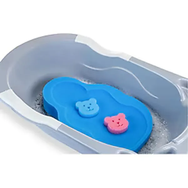 Babyjem Bebek Küvet İçi Sünger + Yıkama Süngeri Mavi