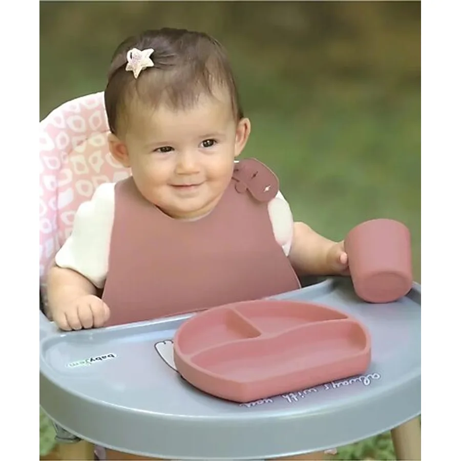 Babyjem Silikon Beslenme Seti Mocha
