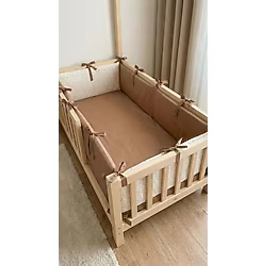 BABYNENA 90x190 Montessori Yatak İçin Kenar Koruyucu, Yatak Yanı Koruma
