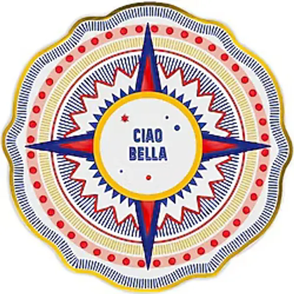 Baci Milano Dolce Vita Ciao Bella 27 cm 6'lı Yemek Tabağı