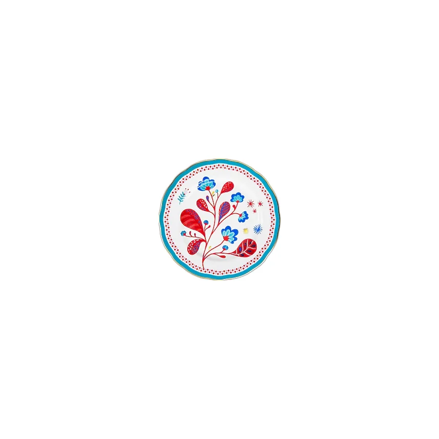 Baci Milano Mamma Mia Yaprak Desenli 28 cm Yemek Tabağı