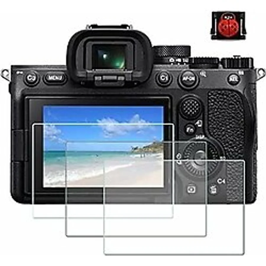 Backpacker Sony FX3 / FX30 / A7RII / A7SII / A7II / A7III / A7SIII / RX100-ZV1 / RX100 VII / A7C Lcd Koruma Camı
