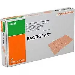 Bactigras 15cm x 20cm 10'lu Antiseptik Yara Bakım Örtüsü