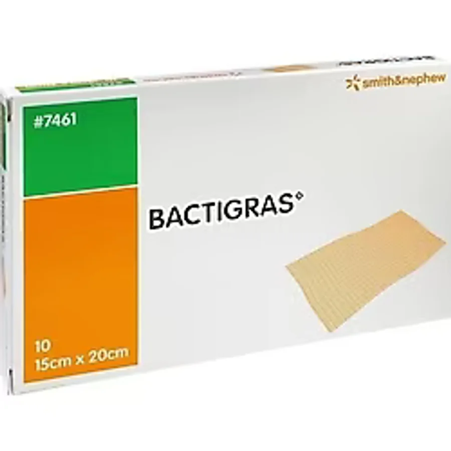 Bactigras Antiseptik Tül Yara Yanık Bakım Örtüsü 15 x 20 CM 10 Adet