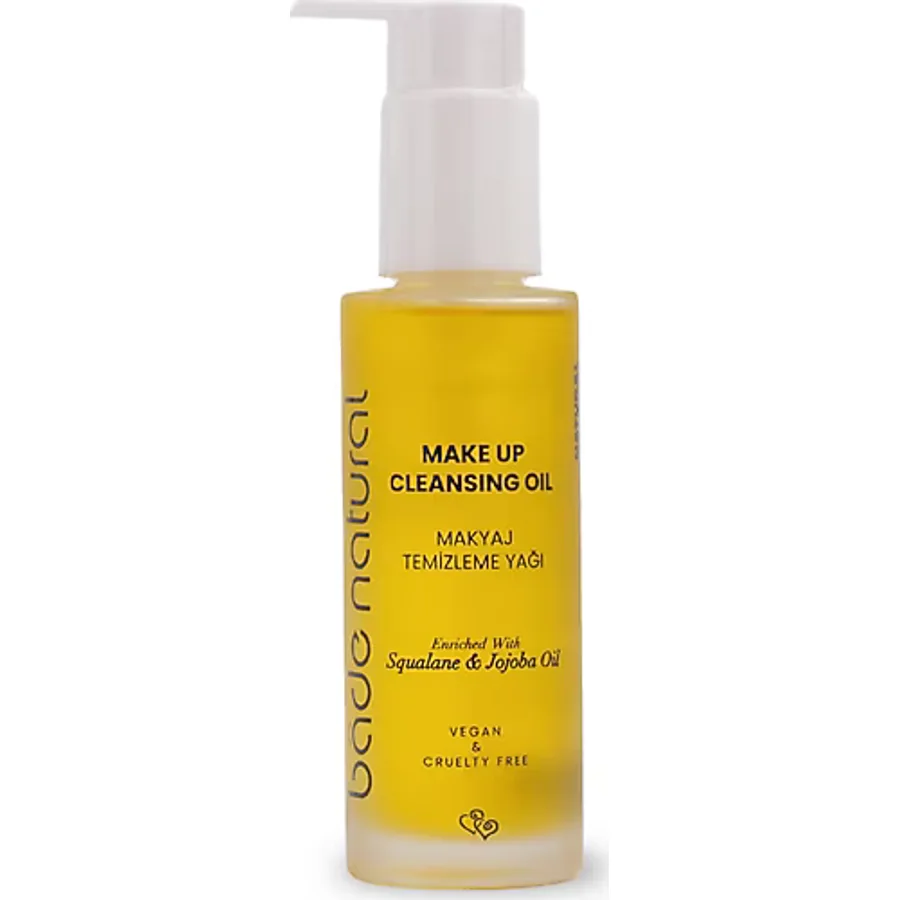 Bade Natural Jojoba ve Skualan İçerikli 100 ml Makyaj Temizleme Yağı