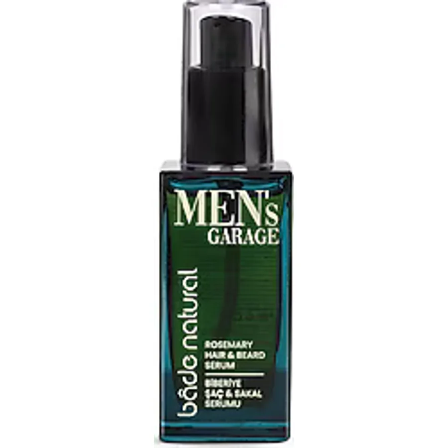 Bade Natural Men's Garage Biberiye 50 ml Saç ve Sakal Serumu