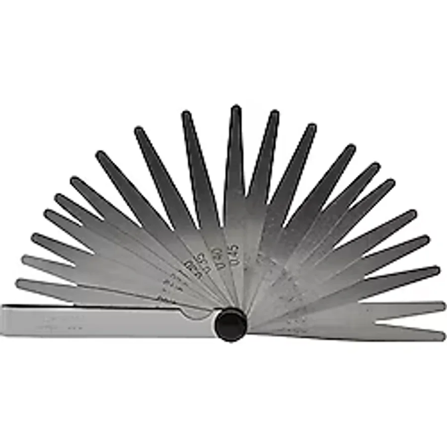 Badem10 Dw Sentil Filler Feeler Çakısı Boşluk Ölçme 13 Yaprak 200 mm (0.05-1.00 mm)