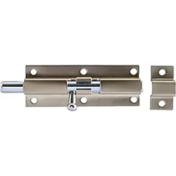 Badem10 Küçük Mavzer Sürgü Sürgülü Sürgüsü Kilit Saten 25x70 mm Kapı Pencere Emniyet Kilidi Metal