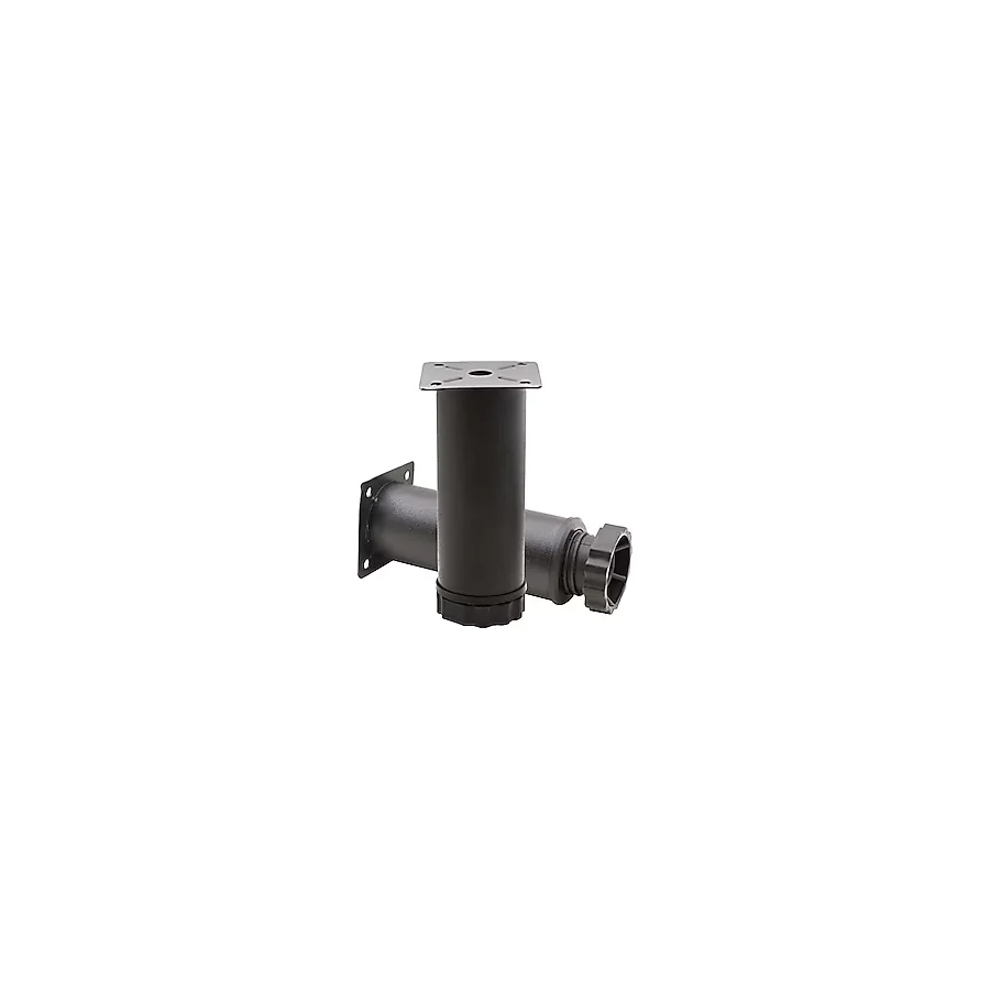 Badem10 Mobilya Kanepe Baza Koltuk Metal Destek Ayağı Ayarlanabilir Siyah Ayak 12 cm