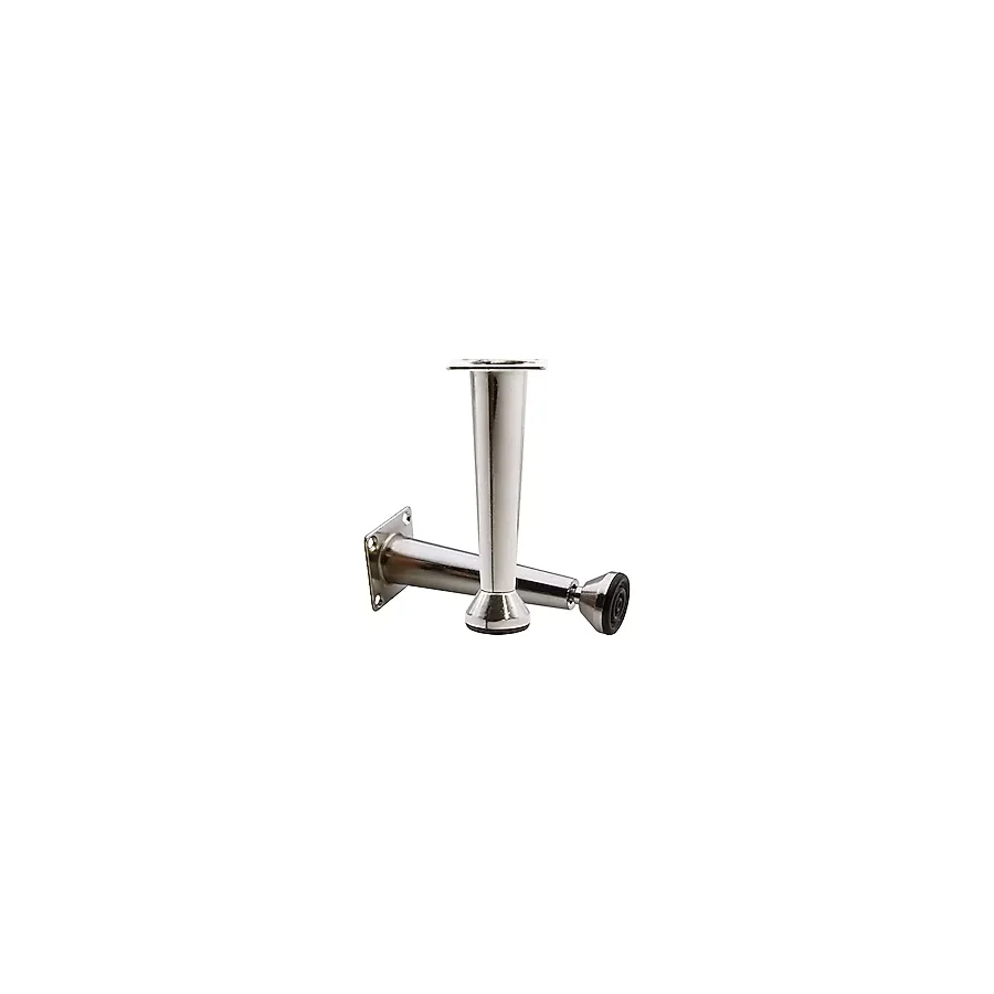 Badem10 Mobilya Sehpa Puf Zigon Metal Ayağı Ayarlanabilir Krom Ayak 12 cm