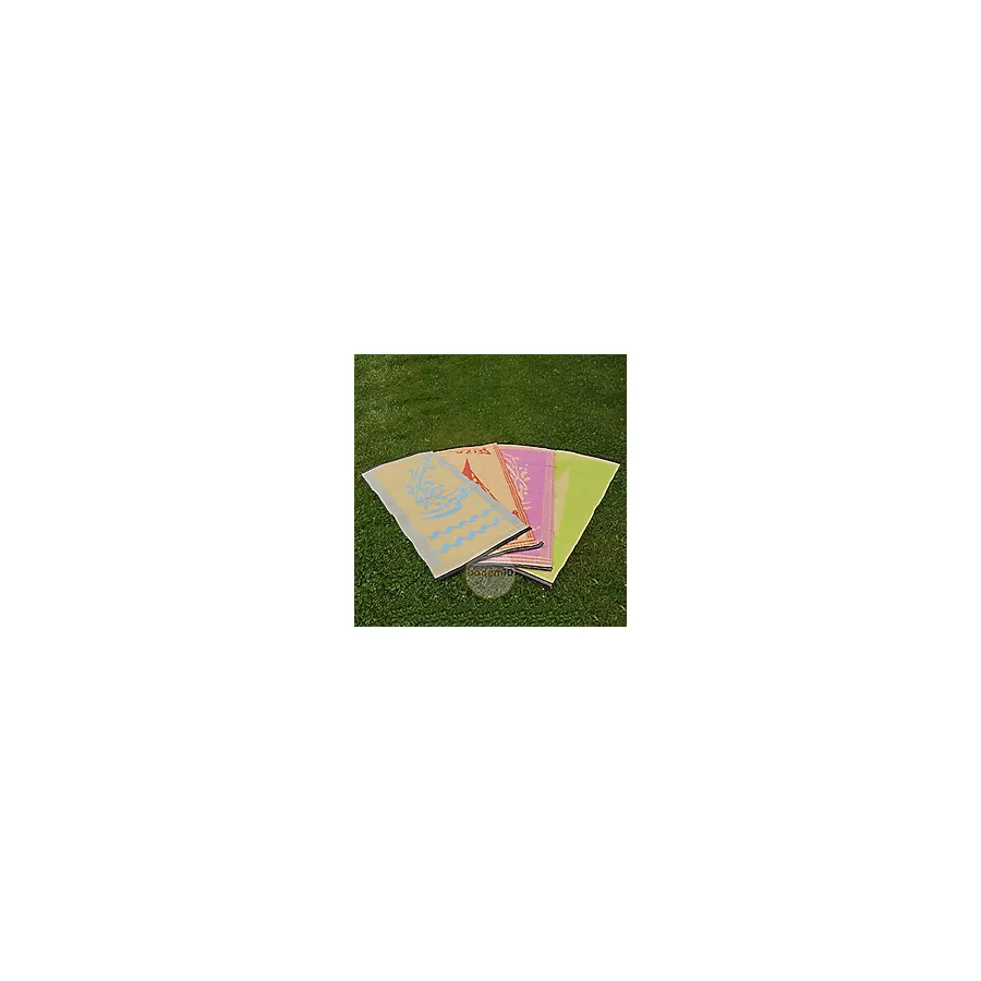 Badem10 Plastik Hasır Halı Kilim Piknik Cami Park Plaj Bahçe Balkon Teras Kamp Outdoor Karavan Mat 60x140 cm