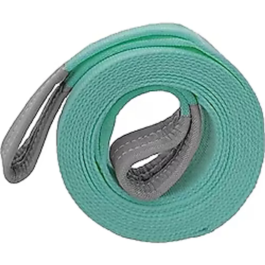 Badem10 Sapan Polyester Spanzet 2 Ton 3 Metre Turkuaz Sağlam Yük Kaldırma Taşıma İndirme Halat
