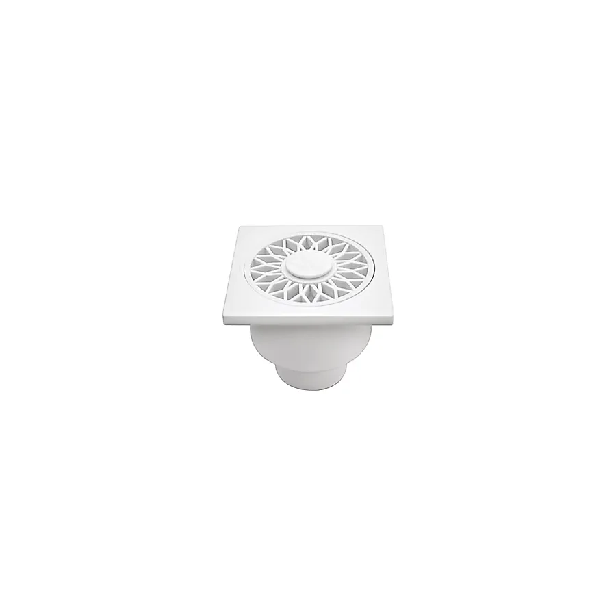 Badem10 Yer Süzgeci Banyo Izgara Lavabo Pis Su Gideri Kapak Kapağı Alttan Giderli Yer Sifonu