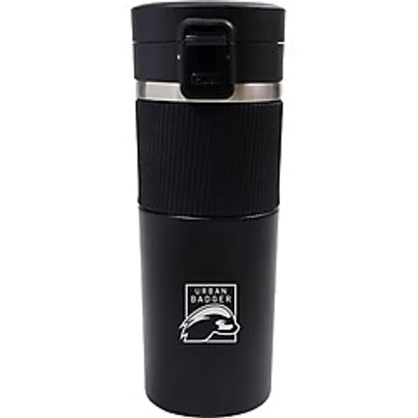 Badger Paslanmaz Çelik Siyah Termos 480ML, Dayanıklı Kamp Ekipmanları, Kamp Aksesuarları, Açık Hava Sporları, Doğa Sporları, Yürüyüş, Kamp Mutfağı, Ka - Çok Renkli