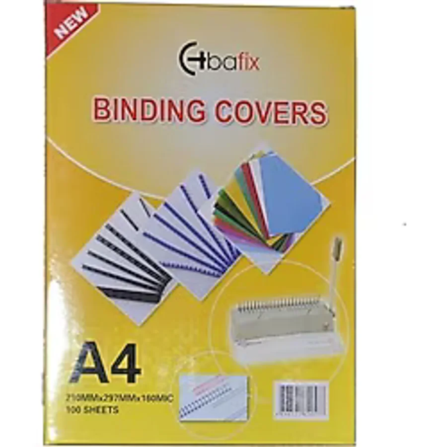 Bafix A-4 Pvc Cilt Kapağı 160 Micron Mat Kırmızı 100 Lü (1 Paket 100 Adet)
