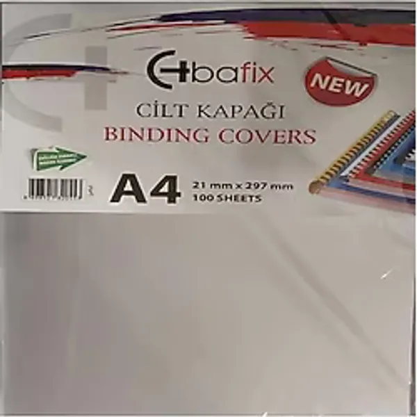 Bafix Cilt Kapağı Plastik Opak A4 160 MIC Şeffaf