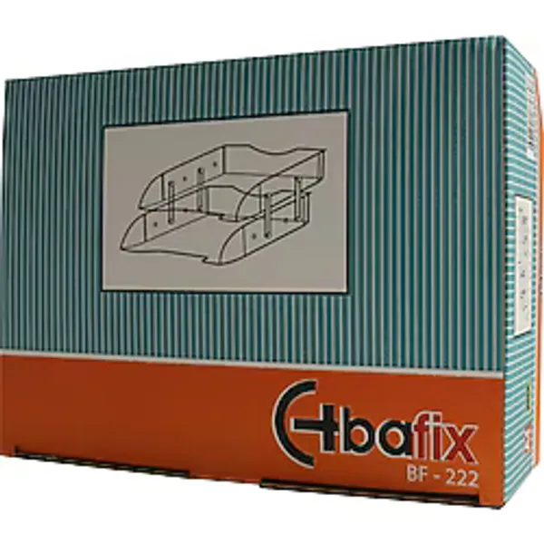 Bafix Evrak Rafı Hareketli Plastik 2 Li Şeffaf Bfx 222