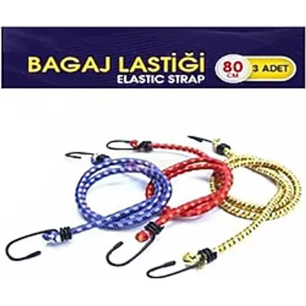 Bagaj Ahtapotu Bagaj Lastiği Gergi Lastiği (3 Adet)