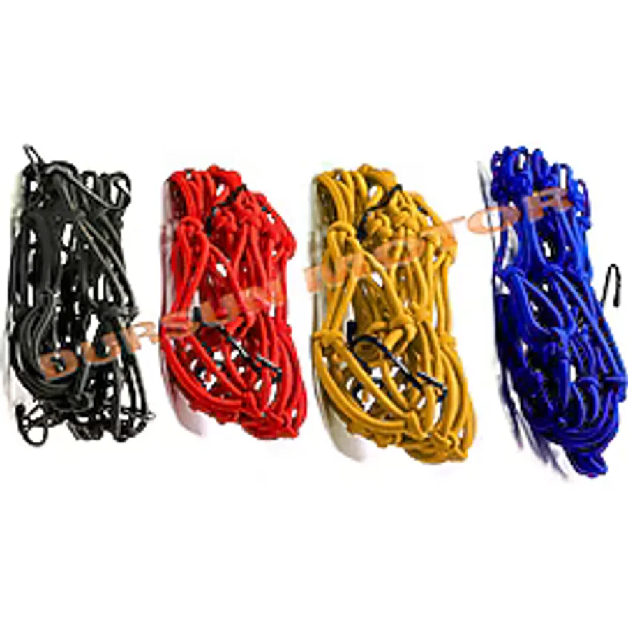 Bagaj Filesi Motosiklet Kask Filesi 40Cmx40Cm 4Mm Depo Filesi Siyah