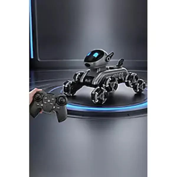 Bagajon Brb3 Aı Akıllı Robot Köpek - 2.4Ghz Uzaktan Kumandalı Ve Jest Kontrollü 360° Akrobatik Işıklı Sesli Robot Oyuncak