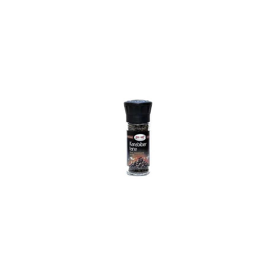 Bağdat 50 gr Cam Değirmen Tane Karabiber