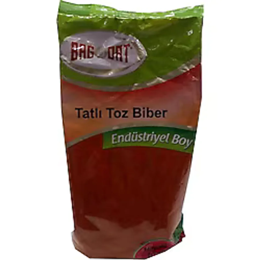 Bağdat Endüstriyel Boy Kırmızı Tatlı Toz Biber 1 KG