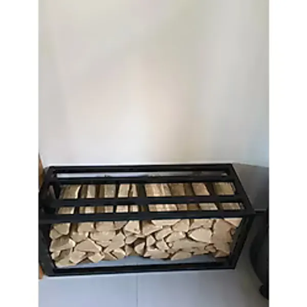 Bahçe Odunluk Şömine Yanı Metal Odunluk