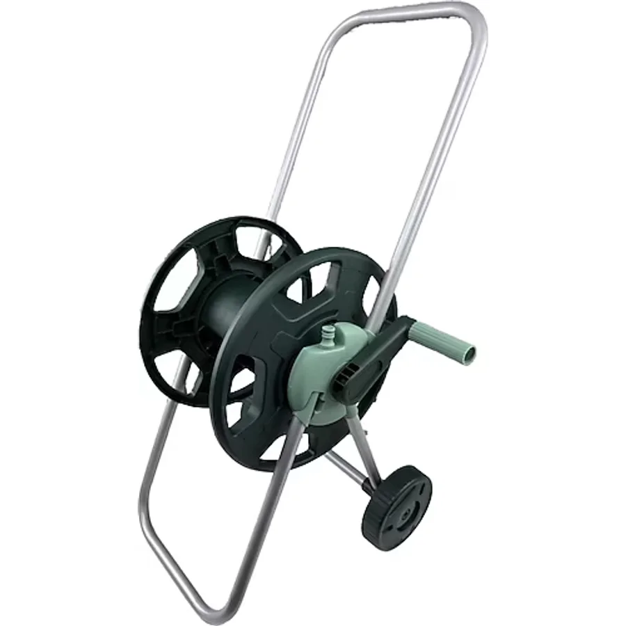 Bahçem Premium Kalite Sehpalı Hortum Toplama Makarası 1/2'' 60MT Hortum Kapasiteli (Hortumsuz)