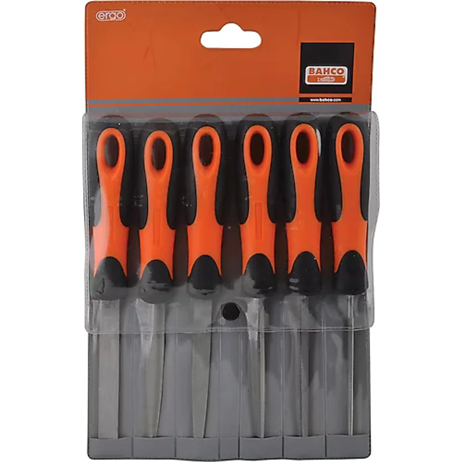 Bahco 1-476-04-3-2 100 mm 6 Parça Eğe Seti