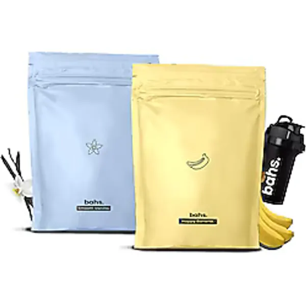 bahs. Proteinli Öğün Tozu 1 Happy Banana 1 Smooth Vanilla 1 Shaker Hediye!