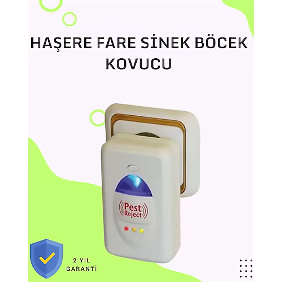 Bakım Gerektirmeyen Ultrasonik Haşere Kovucu - Uzun Ömürlü Kullanım - MRK3583-9864