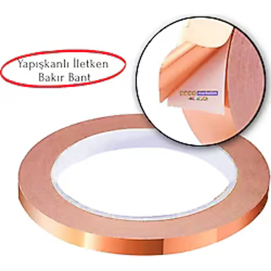 Bakır Folyo İletken Bant 12Mmx10mt
