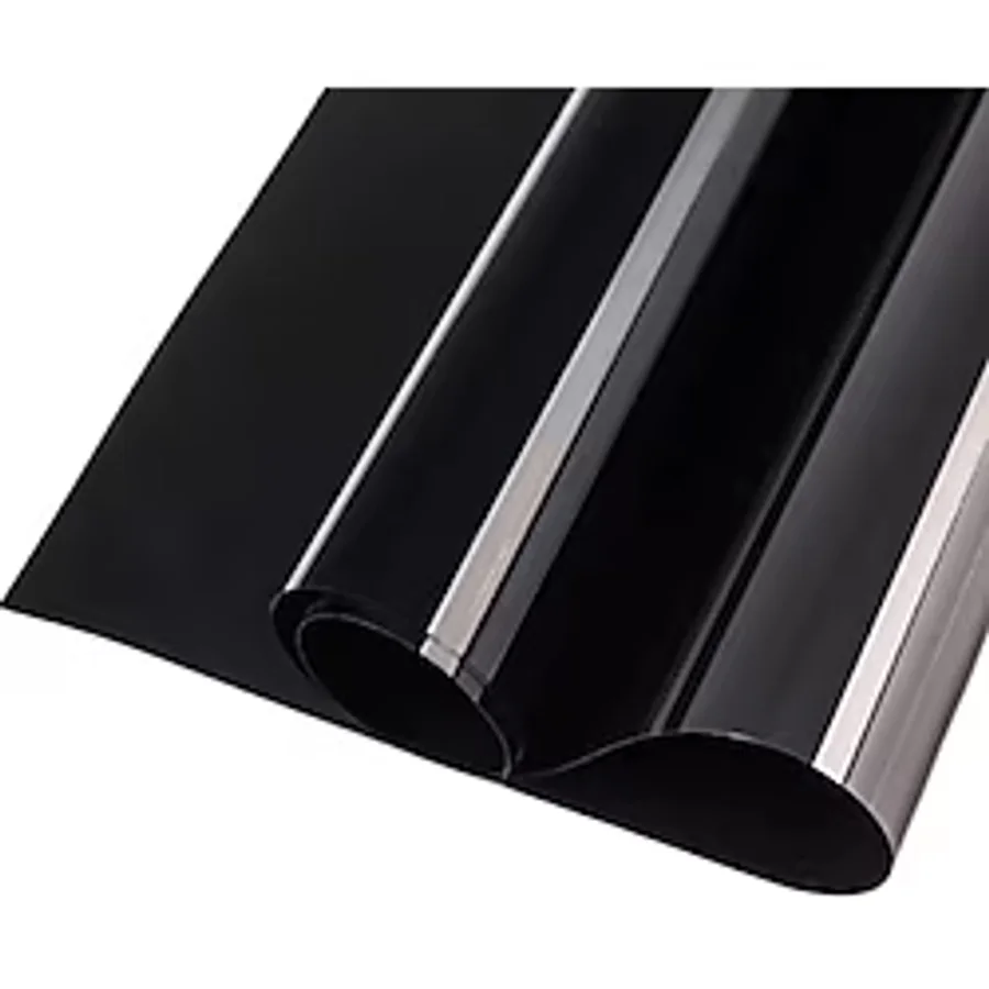 BAKKİMYA Siyah Orta Ton Cam Filmi 75 CM x 2M - (2ply 2 Numara %20) Güneş Kontrol Uv / Ir Isı Yalıtımı