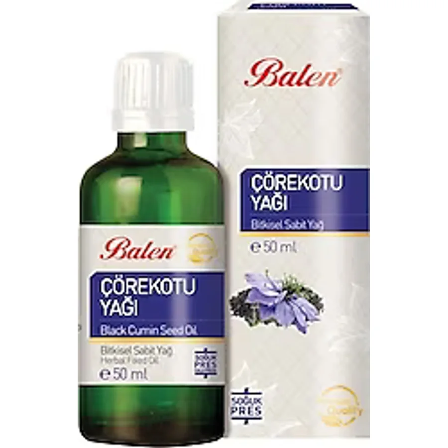Balen Çörekotu Yağı Soğuk Pres 50 ml