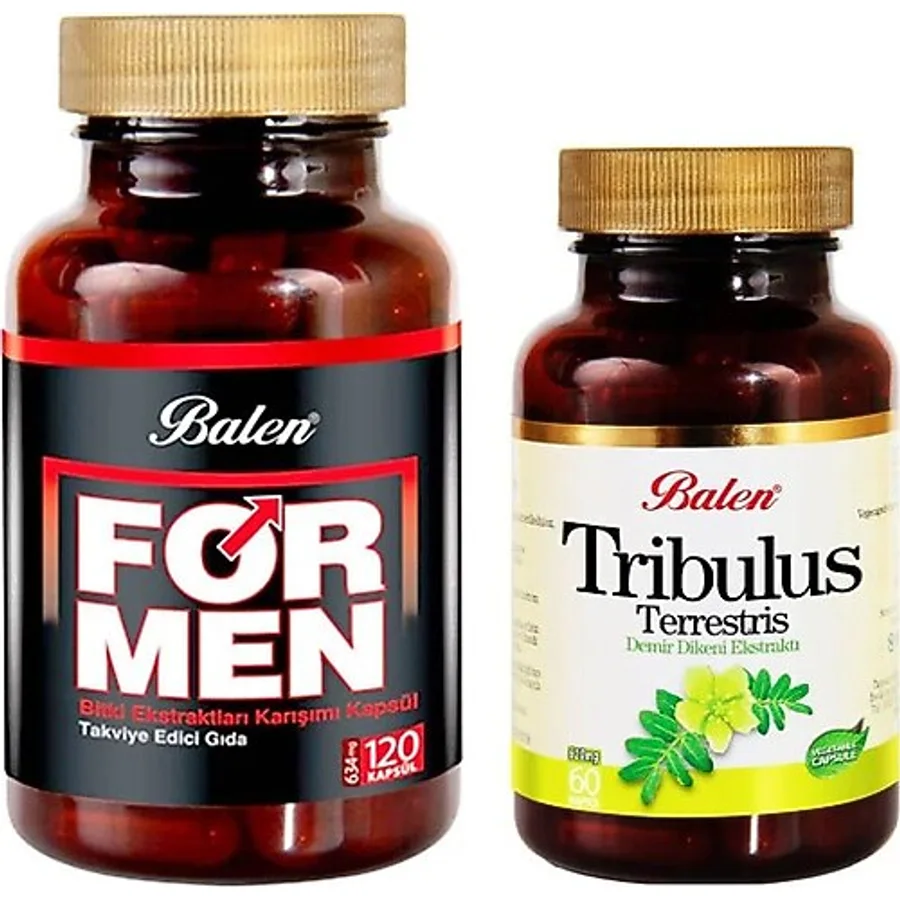 Balen ForMen 634 mg 120 Kapsül+Tribulus Terrestris 620mg 60 Kapül