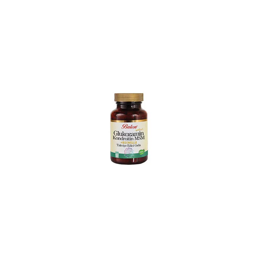 Balen Glukozamin Kondroitin MSM Boswelia 1200 mg 60 Tablet