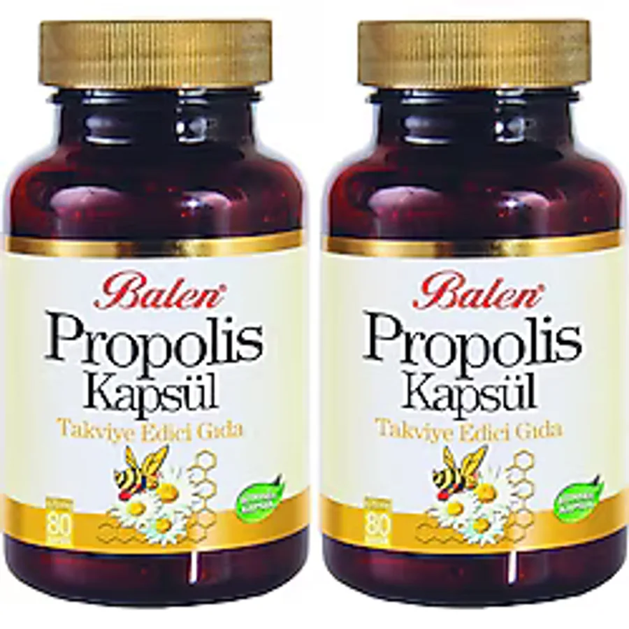 Balen Propolis 80 Kapsül 2'li