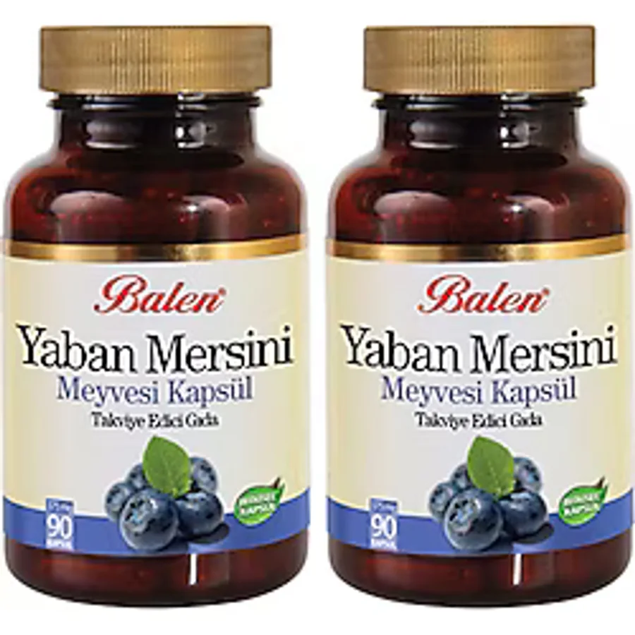 Balen Yaban Mersini Meyvesi 375 mg 90 Kapsül 2'li