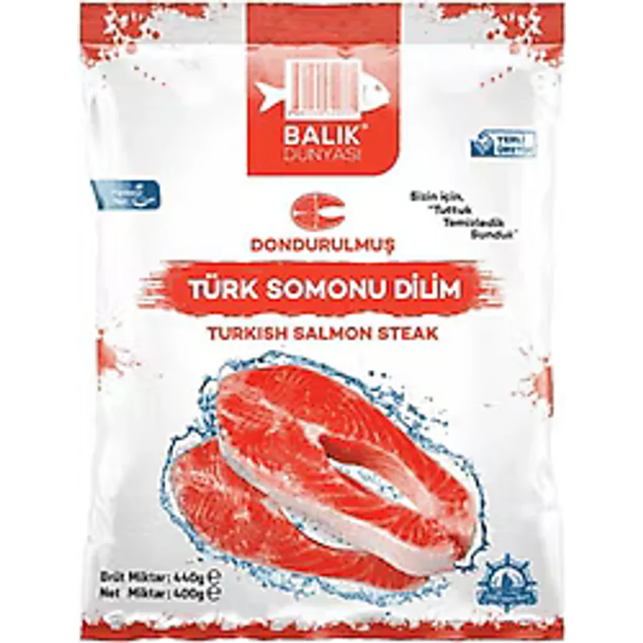 Balık Dünyası 440 gr Dondurulmuş Dilim Somon