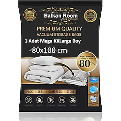 Balkan Room Vakum Hurcu 80 X 100 Vakumlu Hurç Mega Xxlarge Boy Vakumlu Poşet