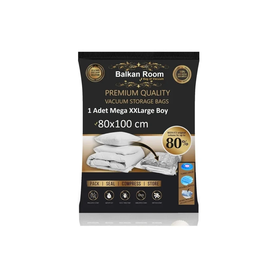 Balkan Room Vakum Hurcu 80 X 100 Vakumlu Hurç Mega Xxlarge Boy Vakumlu Poşet
